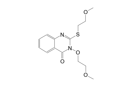3-(2-methoxyethoxy)-2-[(2-methoxyethyl)sulfanyl]-4(3H)-quinazolinone