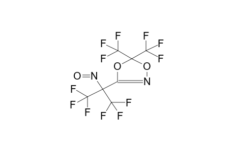 3-(ALPHA-NITROSOHEXAFLUOROISOPROPYL)-5,5-BIS(TRIFLUOROMETHYL)-1,4,2-DIOXAZOLINE1