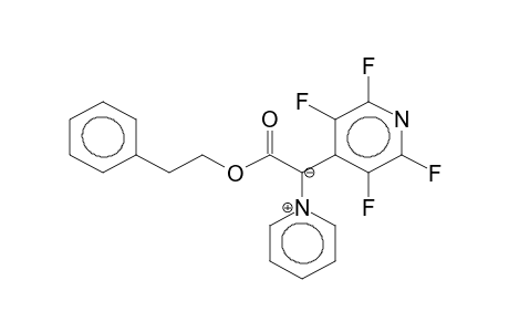 PYRIDINIUM 2-PHENYLETHOXYCARBONYL(2,3,5,6-TETRAFLUORO-4-PYRIDYL)METHYLIDE