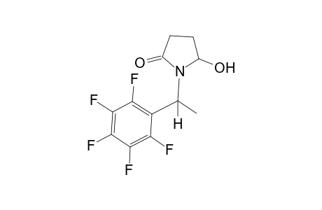 N-[(S)-1'-(2",3",4",5",6"-Pentafluorophenyl)ethyl]-5-hydroxypyrrolidin-2-one