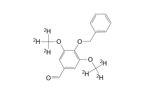 4-BENZYLOXY-3,5-BIS-([(12)-C,(2)-H3]-METHOXY)-BENZALDEHYDE