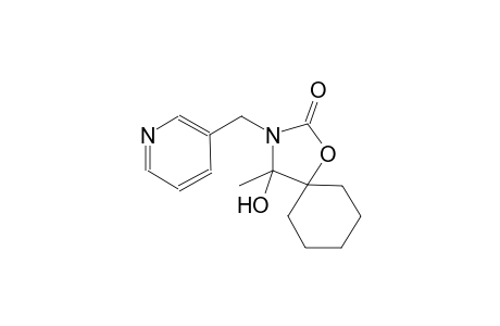 4-hydroxy-4-methyl-3-(3-pyridinylmethyl)-1-oxa-3-azaspiro[4.5]decan-2-one