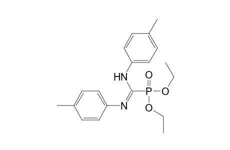 Phosphonic acid, [[(4-methylphenyl)amino][(4-methylphenyl)imino]methyl]-, diethyl ester