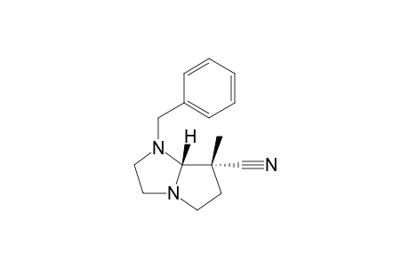 (7R,7aR) 1-Benzyl-7-cyano-7-methylhexahydro-1H-opyrrolo[1,2-a]imidazole
