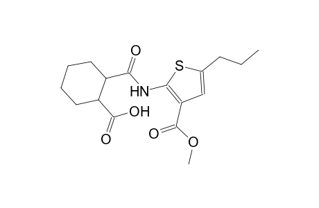2-({[3-(methoxycarbonyl)-5-propyl-2-thienyl]amino}carbonyl)cyclohexanecarboxylic acid
