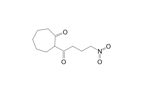 Cycloheptanone, 2-(4-nitro-1-oxobutyl)-