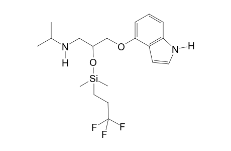 3-((1H-indol-4-yl)oxy)-2-((dimethyl(3,3,3-trifluoropropyl)silyl)oxy)-N-isopropylpropan-1-amine
