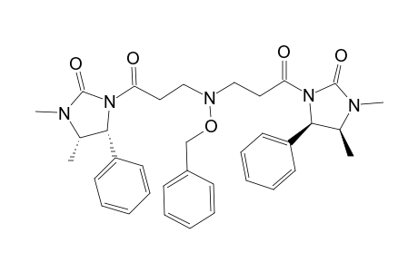 N-Benzyloxy-N,N-bis[2-[(1,5-dimethyl-2-oxo-4-phenylimidazolidin-3-yl)carbonyl]ethyl]amine