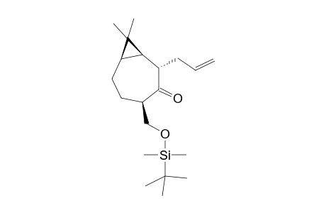 (1R,4R,6S,7R)-4-[[tert-butyl(dimethyl)silyl]oxymethyl]-8,8-dimethyl-6-prop-2-enyl-5-bicyclo[5.1.0]octanone