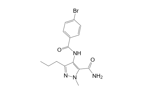 4-[(4-bromobenzoyl)amino]-2-methyl-5-propyl-pyrazole-3-carboxamide