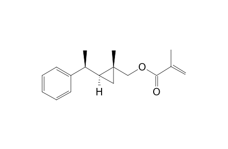 Methacrylic Acid[(1R*,2S*)-1-methyl-2-((S*)-1-phenylethyl)cyclopropyl)]methyl