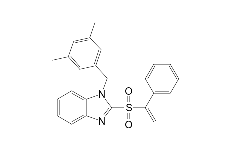 2-[(1-Phenylethenyl)sulfonyl]-1-[(3,5-dimethylphenyl)methyl]benzimidazole