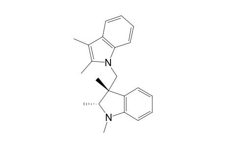 Diastereoisomeric trans-1,2,3-Trimethyl-3-(2',3'-dimethylindolyl-1'-methyl)indoline