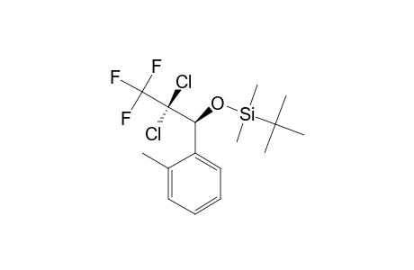 tert-butyl-[(1S)-2,2-dichloro-3,3,3-trifluoro-1-(2-methylphenyl)propoxy]-dimethylsilane