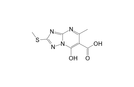 [1,2,4]triazolo[1,5-a]pyrimidine-6-carboxylic acid, 7-hydroxy-5-methyl-2-(methylthio)-