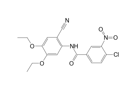 4-Chloro-N-(2-cyano-4,5-diethoxy-phenyl)-3-nitro-benzamide
