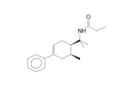 N-(5-PHENYL-ORTHO-MENT-4-EN-8-YL)PROPANAMIDE