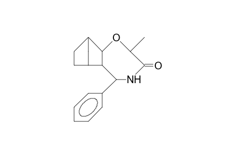 6,9-Methano-2-methyl-R-5-phenyl-C-5a,C-6,7,8,C-9,C-9a-hexahydro-1,4-benzoxazepin-3(4H)-one