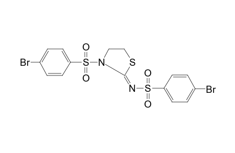 (NZ)-4-bromanyl-N-[3-(4-bromophenyl)sulfonyl-1,3-thiazolidin-2-ylidene]benzenesulfonamide
