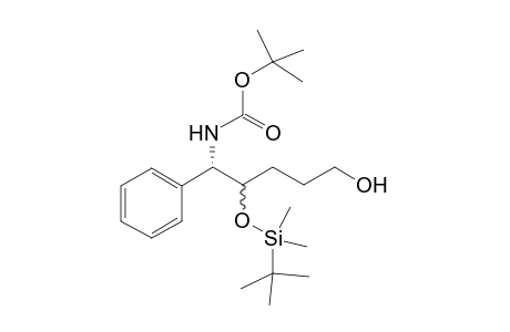 tert-Butyl (1S,2R)-and (1S,2S)-2-{[tert-Butyl(dimethyl)silyl]oxy}-5-hydroxy-1-phenylpentenylcarbamate