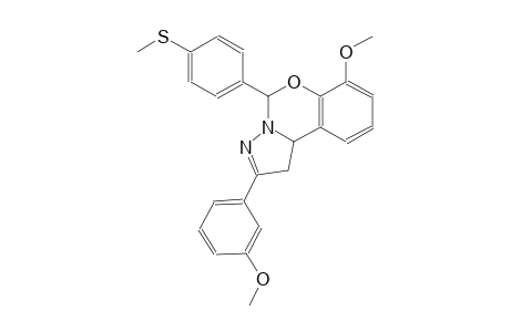 pyrazolo[1,5-c][1,3]benzoxazine, 1,10b-dihydro-7-methoxy-2-(3-methoxyphenyl)-5-[4-(methylthio)phenyl]-