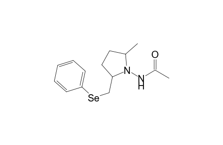 N-Acetyl-(2-methyl-5-[(phenylseleno)methyl]-1-pyrrolidin)amine isomer