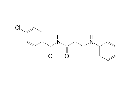 4-Chloro-N-(3-phenylamino-butyryl)-benzamide