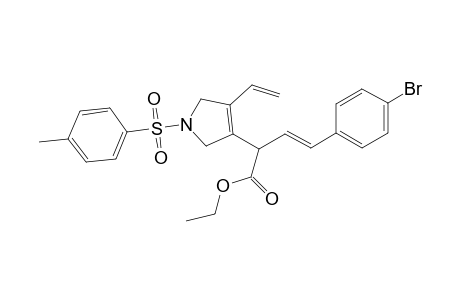 (E)-ethyl 4-(4-bromophenyl)-2-(1-tosyl-4-vinyl-2,5-dihydro-1H-pyrrol-3-yl)but-3-enoate