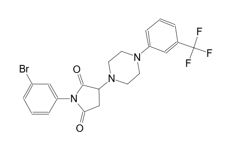 1-(3-bromophenyl)-3-{4-[3-(trifluoromethyl)phenyl]-1-piperazinyl}-2,5-pyrrolidinedione