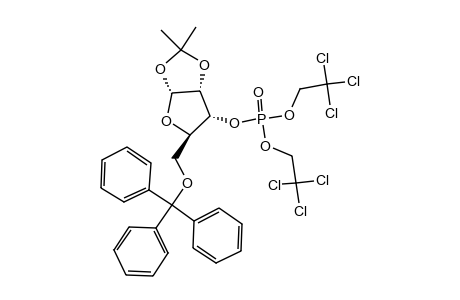 1,2-O-ISOPROPYLIDENE-5-O-TRITYL-alpha-RIBOFURANOSE, 3-(DIHYDROGEN PHOSPHATE), BIS(2,2,2-TRICHLOROETHYL) ESTER
