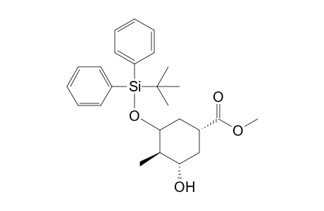 Methyl (1R,3S,4R)-5-[(t-butyldiphenylsilyl)oxy]-4-methyl-3-hydroxycyclohexane-1-carboxylate