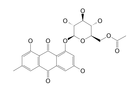 EMODIN-8-BETA-D-(6'-O-ACETYL)-GLUCOPYRANOSIDE