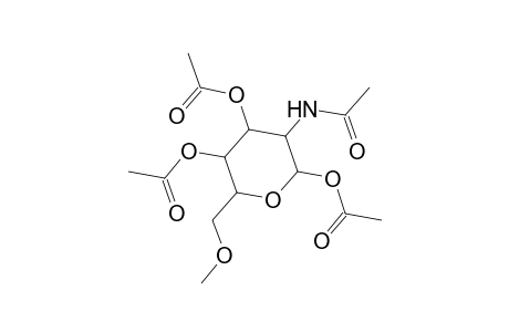 Galactopyranose, 2-acetamido-2-deoxy-6-O-methyl-, 1,3,4-triacetate, .alpha.-D-