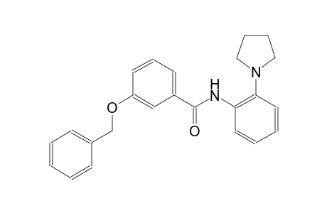 3-(benzyloxy)-N-[2-(1-pyrrolidinyl)phenyl]benzamide