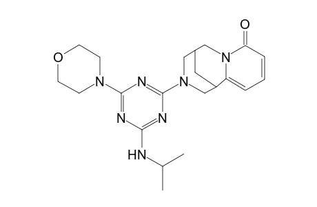 3-(4-Isopropylamino-6-morpholin-4-yl-[1,3,5]triazin-2-yl)-1,2,3,4,5,6-hexahydro-1,5-methano-pyrido[1,2-a][1,5]diazocin-8-one
