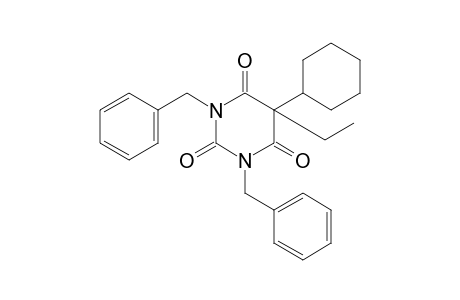 5-cyclohexyl-1,3-dibenzyl-5-ethylbarbituric acid