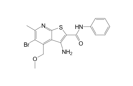 N2-(Phenyl)-3-amino-5-bromo-4-methoxymethyl-6-methylthieno[2,3-b]pyridine-2-carboxamide