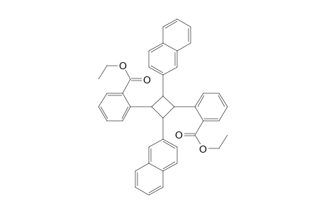Benzoic acid, 2,2'-(2,4-di-2-naphthalenyl-1,3-cyclobutanediyl)bis-, diethyl ester, (1.alpha.,2.beta.,3.alpha.,4.beta.)-