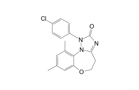 1-(4-Chlorophenyl)-8,10-dimethyl-4,5-dihydro-[1,2,4]triazolo[5,1-d][1,5]benzoxazepin-2-one