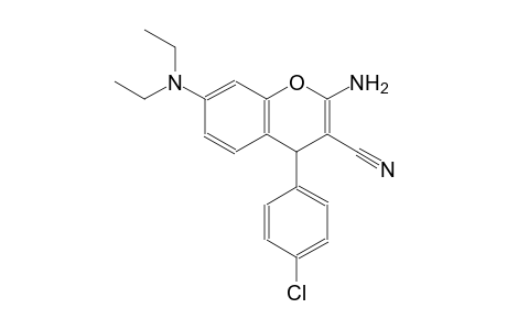 2-Amino-4-(4-chlorophenyl)-7-(diethylamino)-4H-chromene-3-carbonitrile