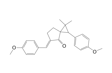 2-(4-Methoxyphenyl)-5-[(E)-(4-methoxyphenyl)methylene]-1,1-dimethylspiro[2,4]heptan-4-one