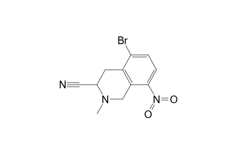 5-Bromo-2-methyl-8-nitro-1,2,3,4-tetrahydroisoquinolin-3-carbonitrile