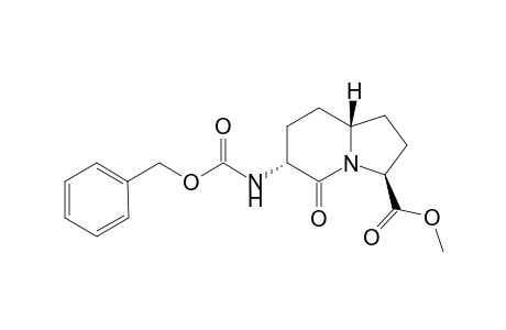 (3R,6R,9S)-2-Oxo-3-(N-benzyloxycarbonyl)amino-9-(methoxycarbonyl)-1-azabicyclo[4.3.0]nonane