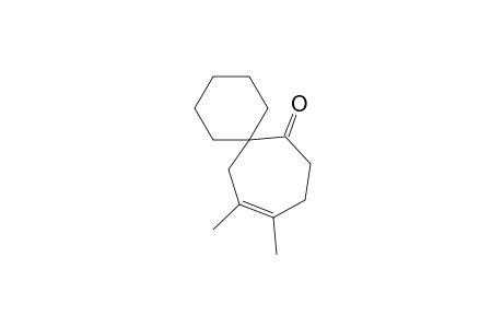 10,11-Dimethylspiro(5.6)dodec-10-en-7-one