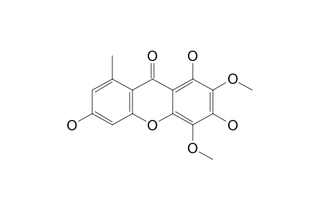 DRIMIOPSIN-A;3,6,8-TRIHYDROXY-5,7-DIMETHOXY-1-METHYLXANTHONE