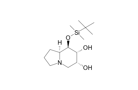 (8R)-8-[(t-Butyldimethylsilyl)oxy]-6,7-dihydroxyindolizidine