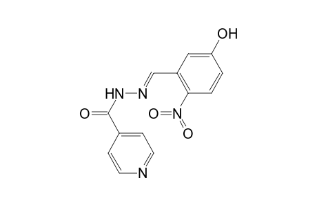 N'-[(E)-(5-Hydroxy-2-nitrophenyl)methylidene]isonicotinohydrazide