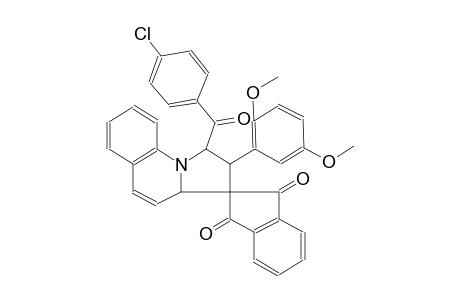 (1'R,2'R)-1'-(4-chlorobenzoyl)-2'-(2,5-dimethoxyphenyl)-2',3a'-dihydro-1'H-spiro[indene-2,3'-pyrrolo[1,2-a]quinoline]-1,3-dione