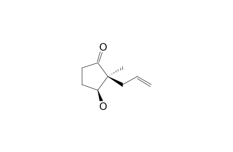(2S,3S)-(+)-2-Allyl-3-hydroxy-2-methylcyclopentanone