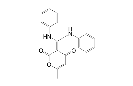 3-[Bis(phenylamino)methylene]-6-methyl-2H,4H-pyran-2,4-dione